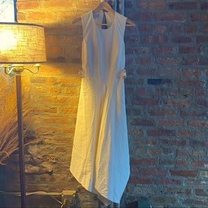 STUNNING STELLA MCCARTNEY WHITE DRILL DRESS